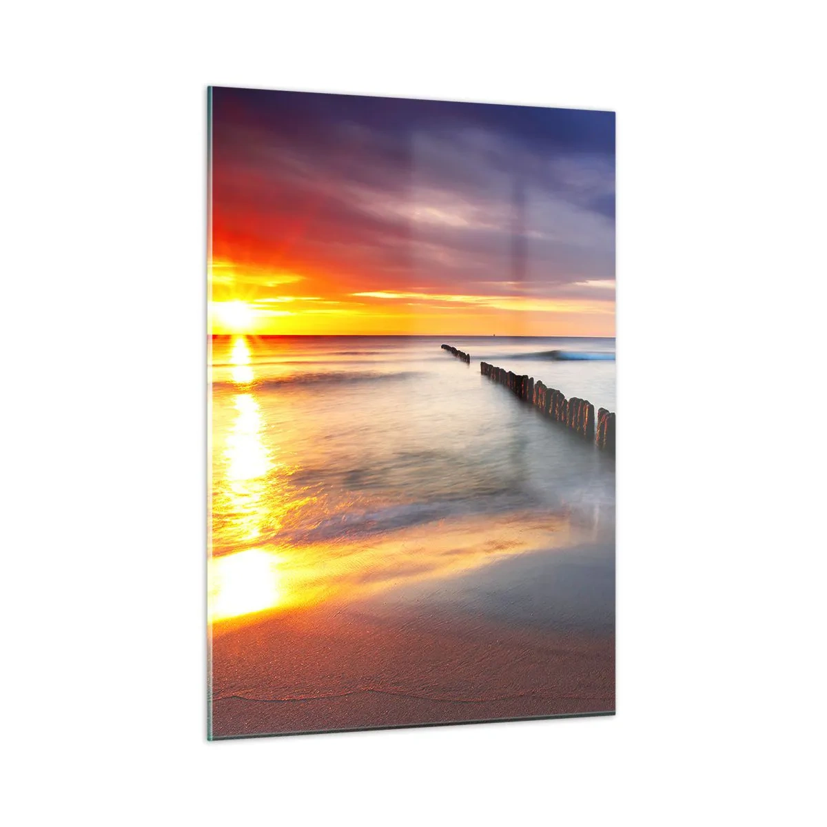 Glass picture - Listen to the Silence - 50x70 cm