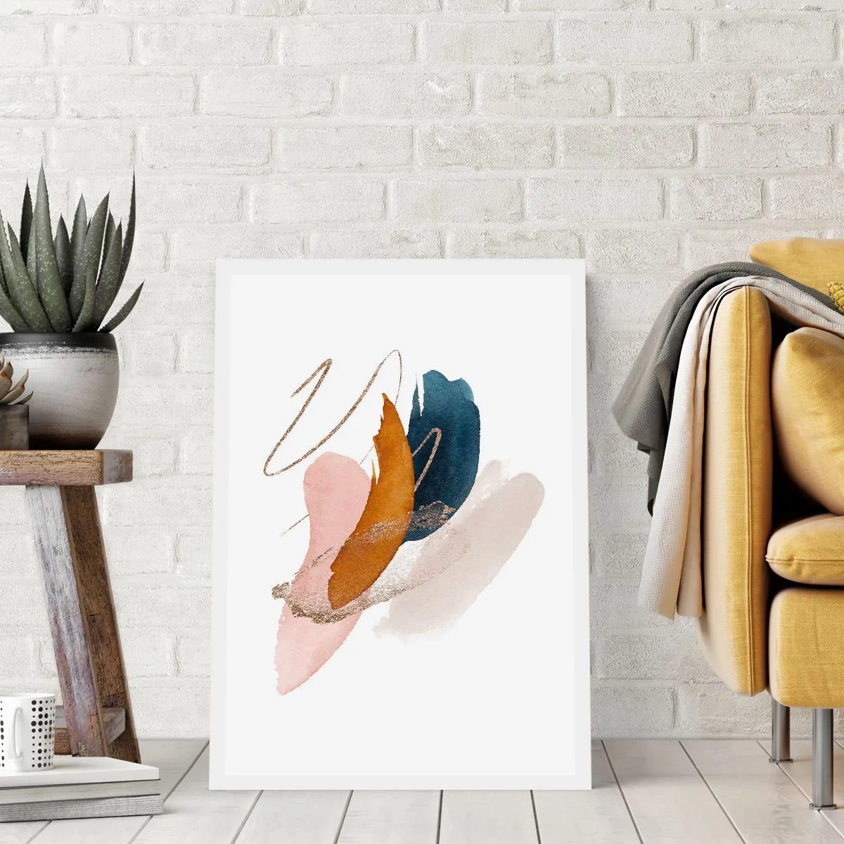 Poster - Composition with Wings - 40x50 cm