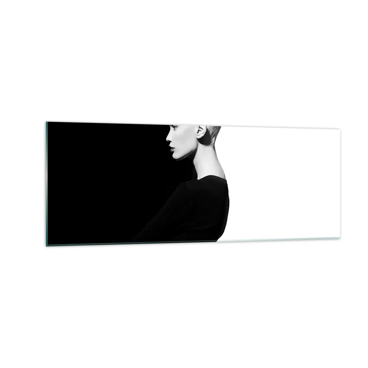 Glass picture - Simply a Woman - 140x50 cm