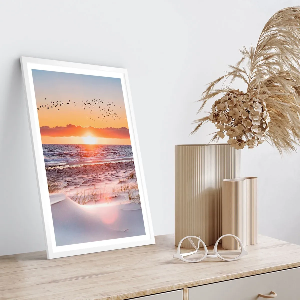 Poster in white frmae - Horizontal Landscape - 50x70 cm