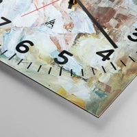 Clock face with numbers