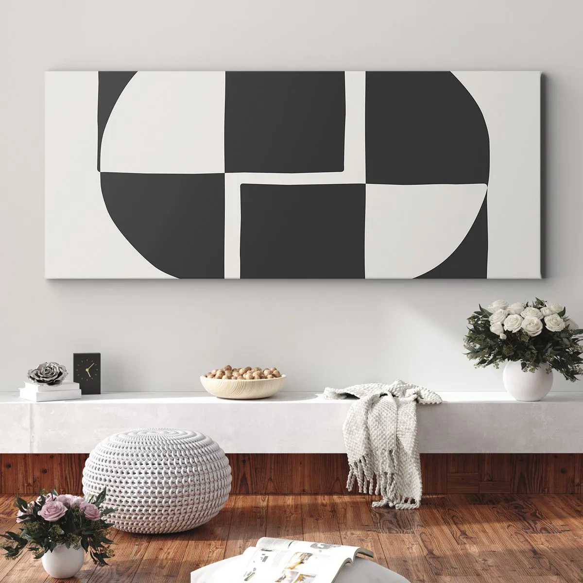 Canvas picture - Antithesis-Synthesis - 100x40 cm