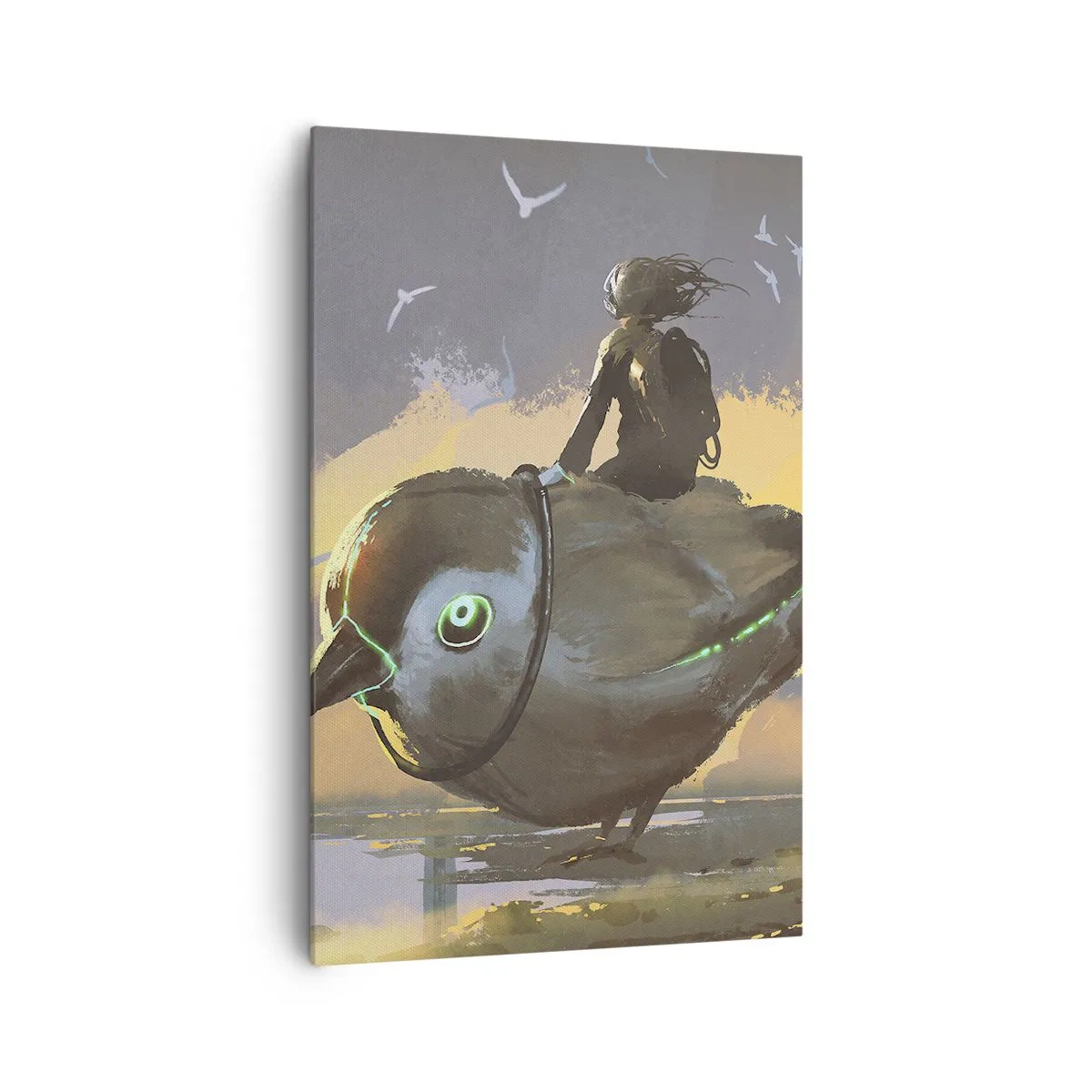 Canvas picture - Stop on a Fantastic Journey - 80x120 cm