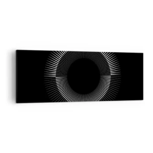 Canvas picture - Black Sun - 140x50 cm