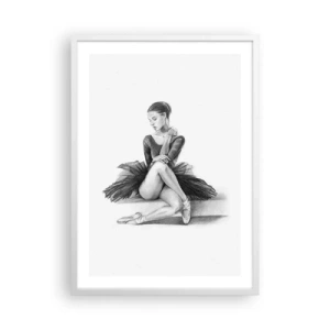 Poster in white frmae - Enchanted by a Dance - 50x70 cm