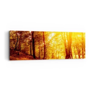 Canvas picture - Towards Golden Plain - 90x30 cm