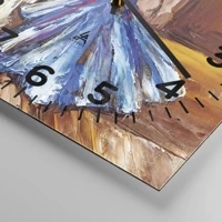 Clock face with numbers