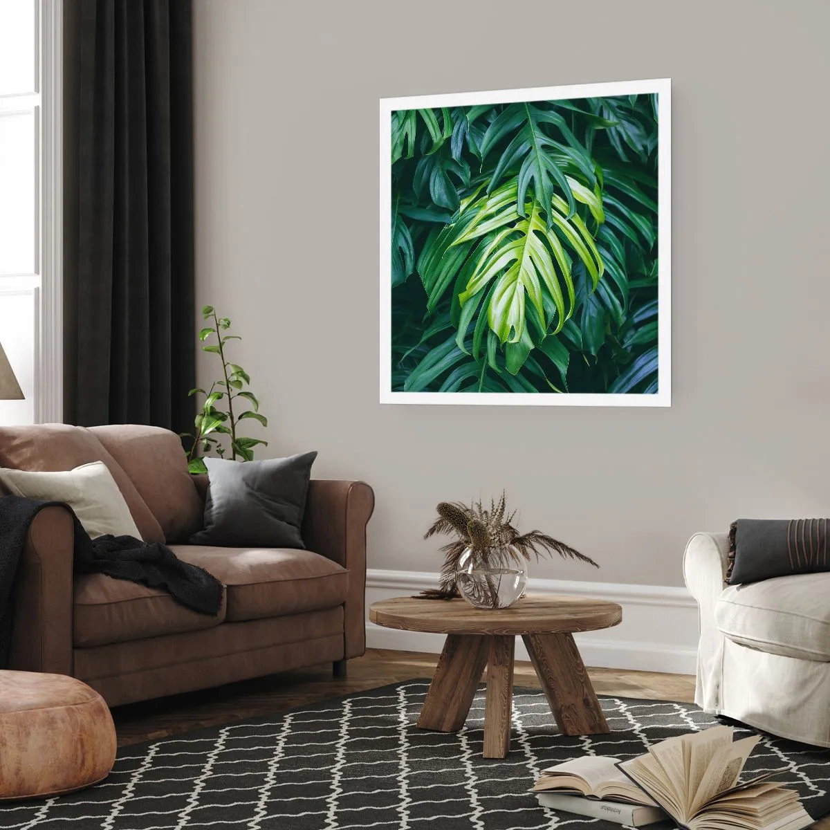 Poster - Immerse Yourself in Freshness - 60x60 cm