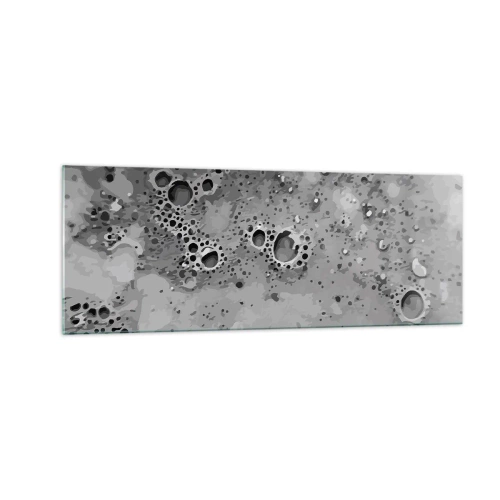 Glass picture - Like a Moon Landscape - 140x50 cm
