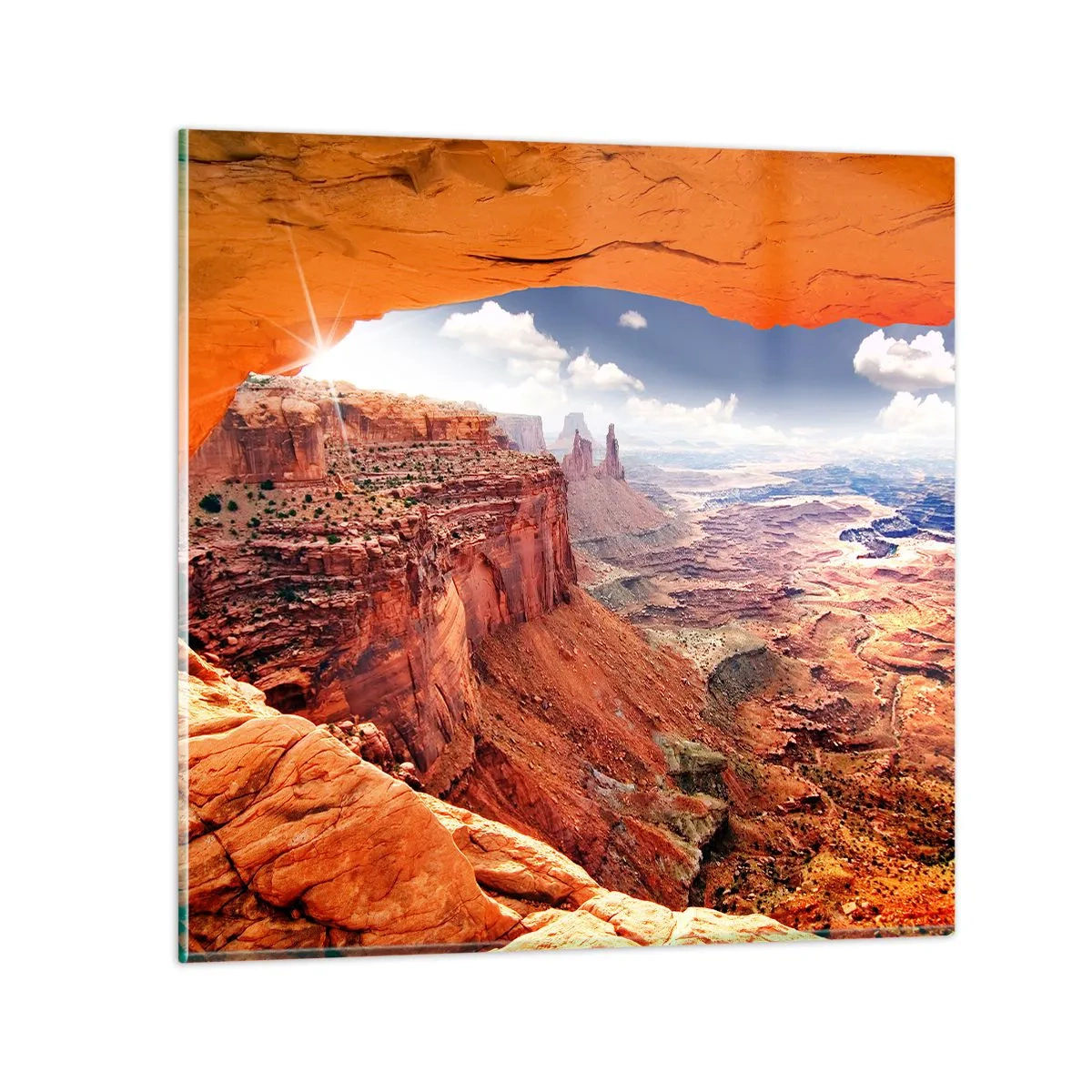 Glass picture - Sculpted by Nature - 50x50 cm