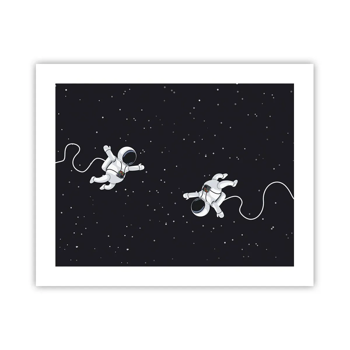 Poster - Space Dance - 50x40 cm