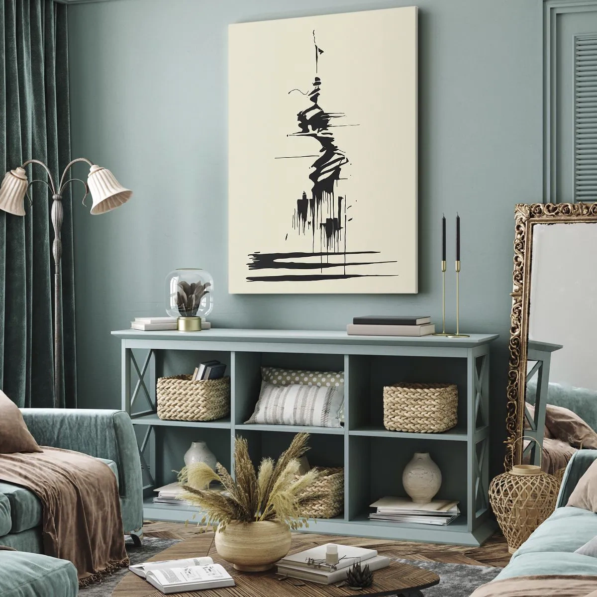 Canvas picture - Hasty Abstract - 80x120 cm