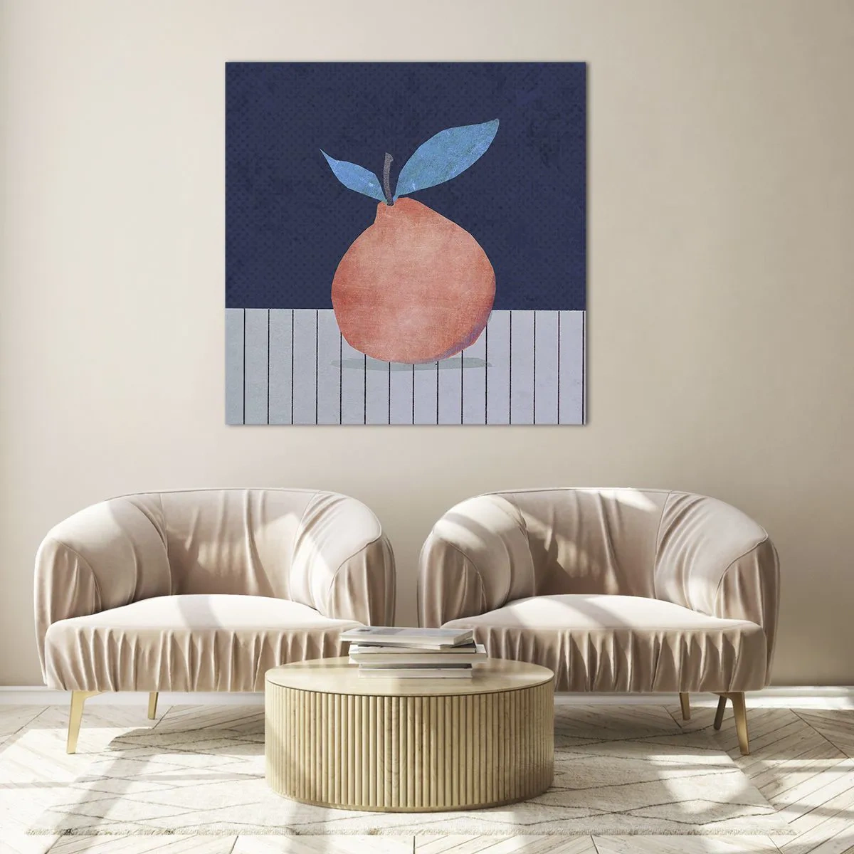 Glass picture - Convexity and Plane - 60x60 cm