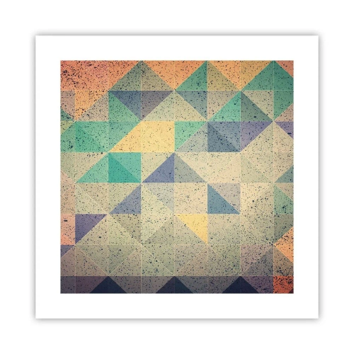 Poster - The Republic of Triangles - 40x40 cm