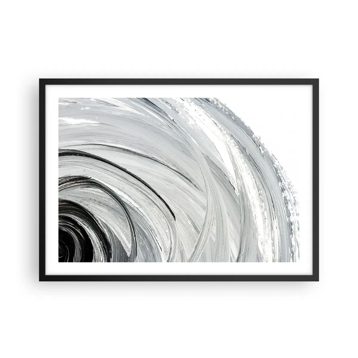 Poster in black frame - Orbital Composition - 70x50 cm