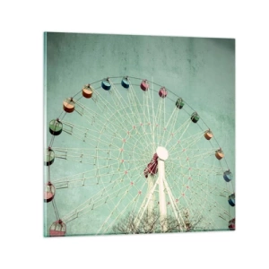 Glass picture - Come Have Fun - 30x30 cm