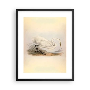Poster in black frame - Lady on the Marsh - 40x50 cm