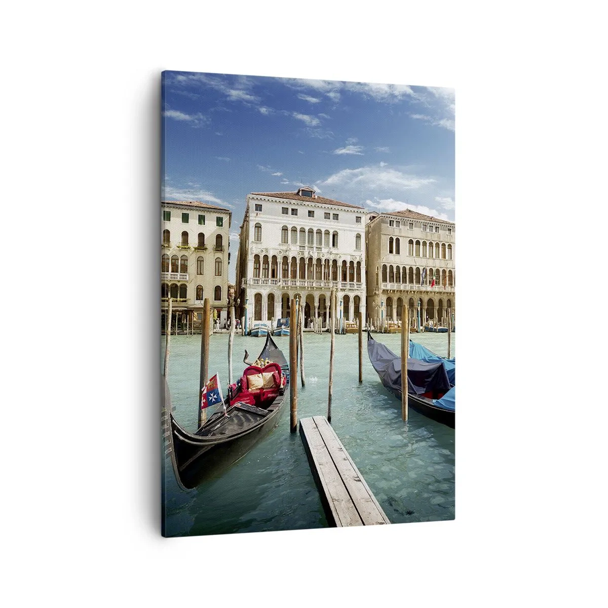 Canvas picture - Palaces in Blue - 50x70 cm