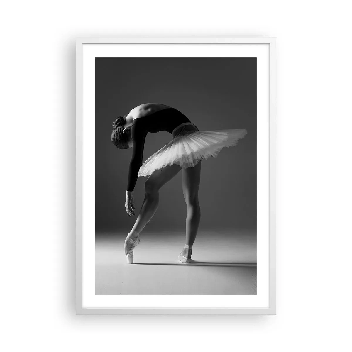 Poster in white frmae - Belle Ballet Dancer - 50x70 cm