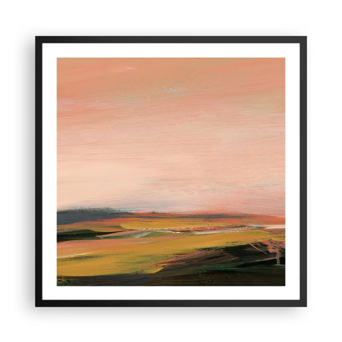Poster in black frame - In Pink Tones - 60x60 cm
