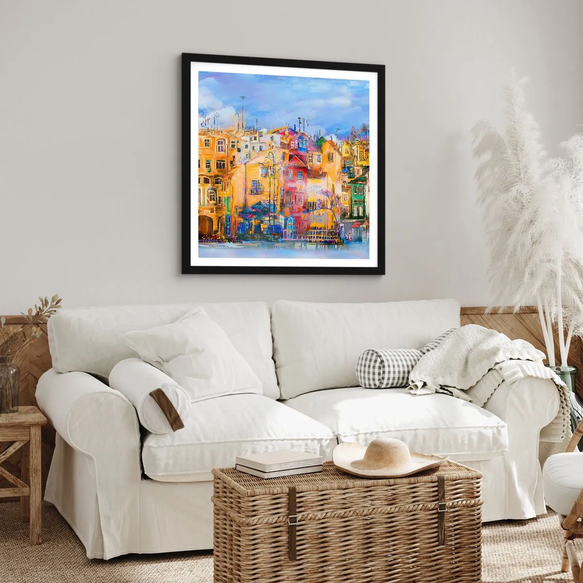 Poster in black frame - We Are Together - 40x40 cm