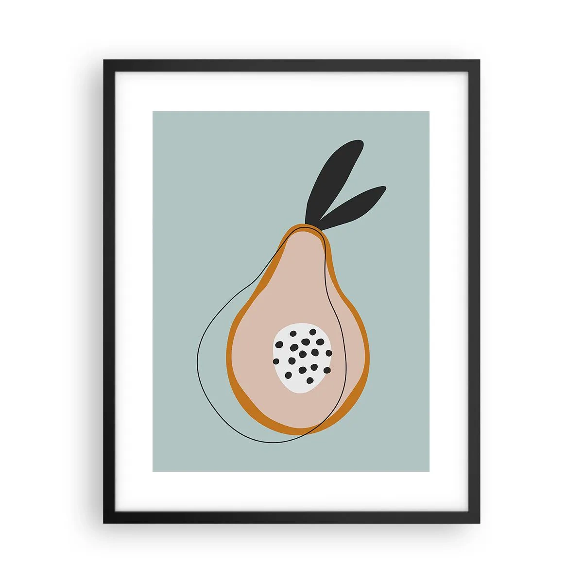 Poster in black frame - Penetrating the Nature of Things - 40x50 cm