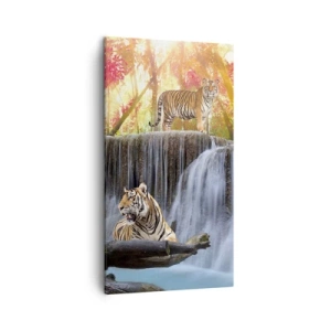 Canvas picture - Surrealistic Landscape  - 45x80 cm