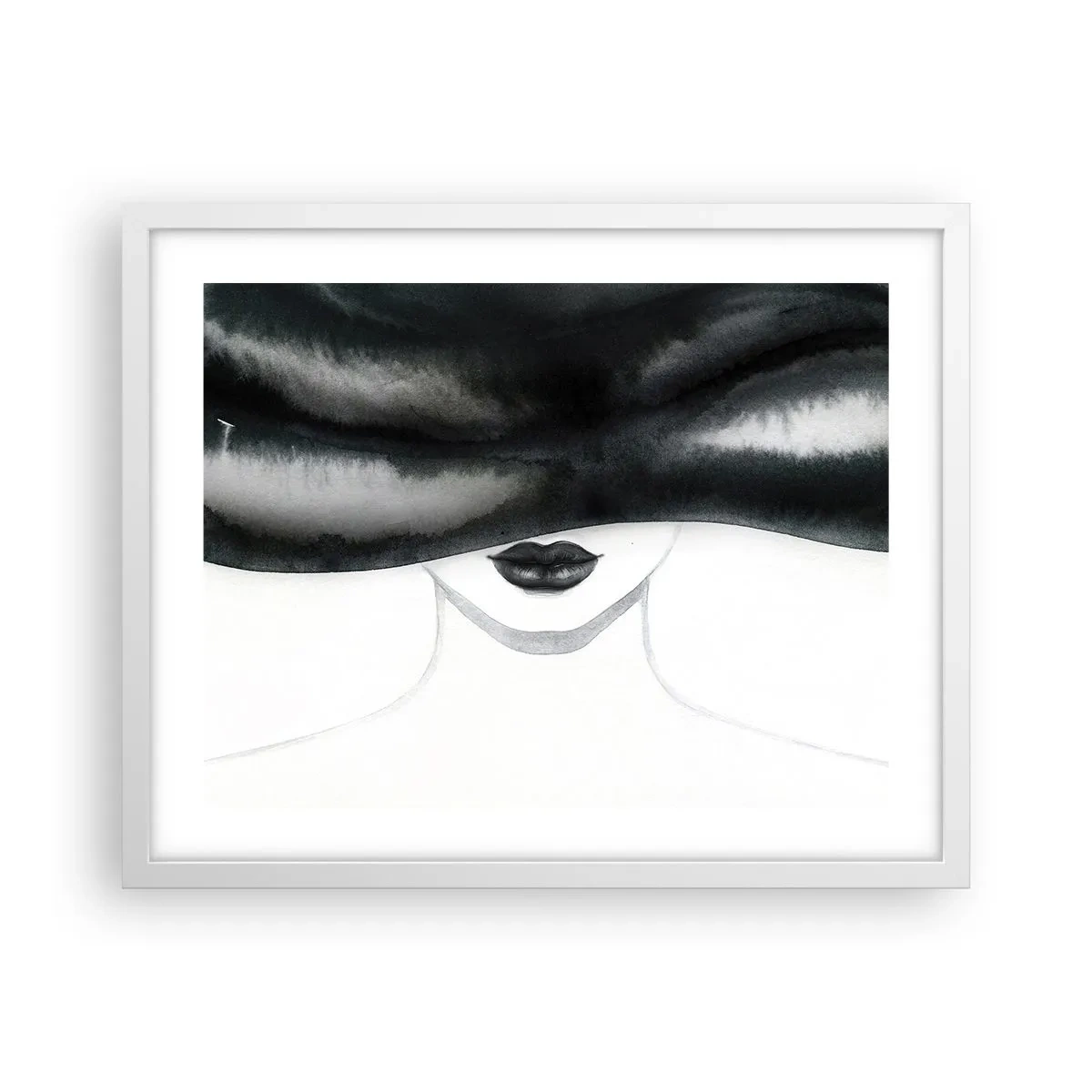 Poster in white frmae - Sensual Secret - 50x40 cm