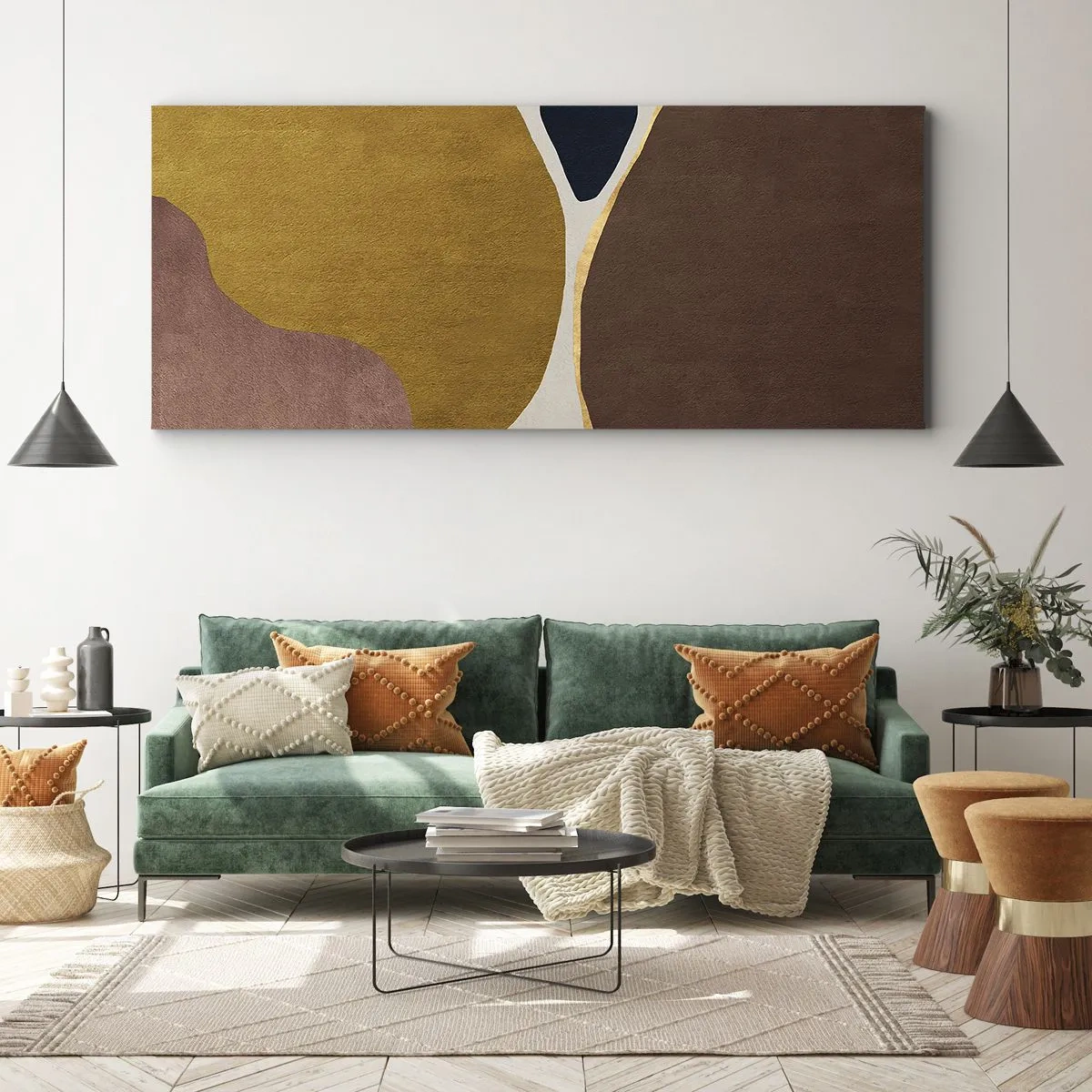Canvas picture - Abstract - Place in sSace - 140x50 cm