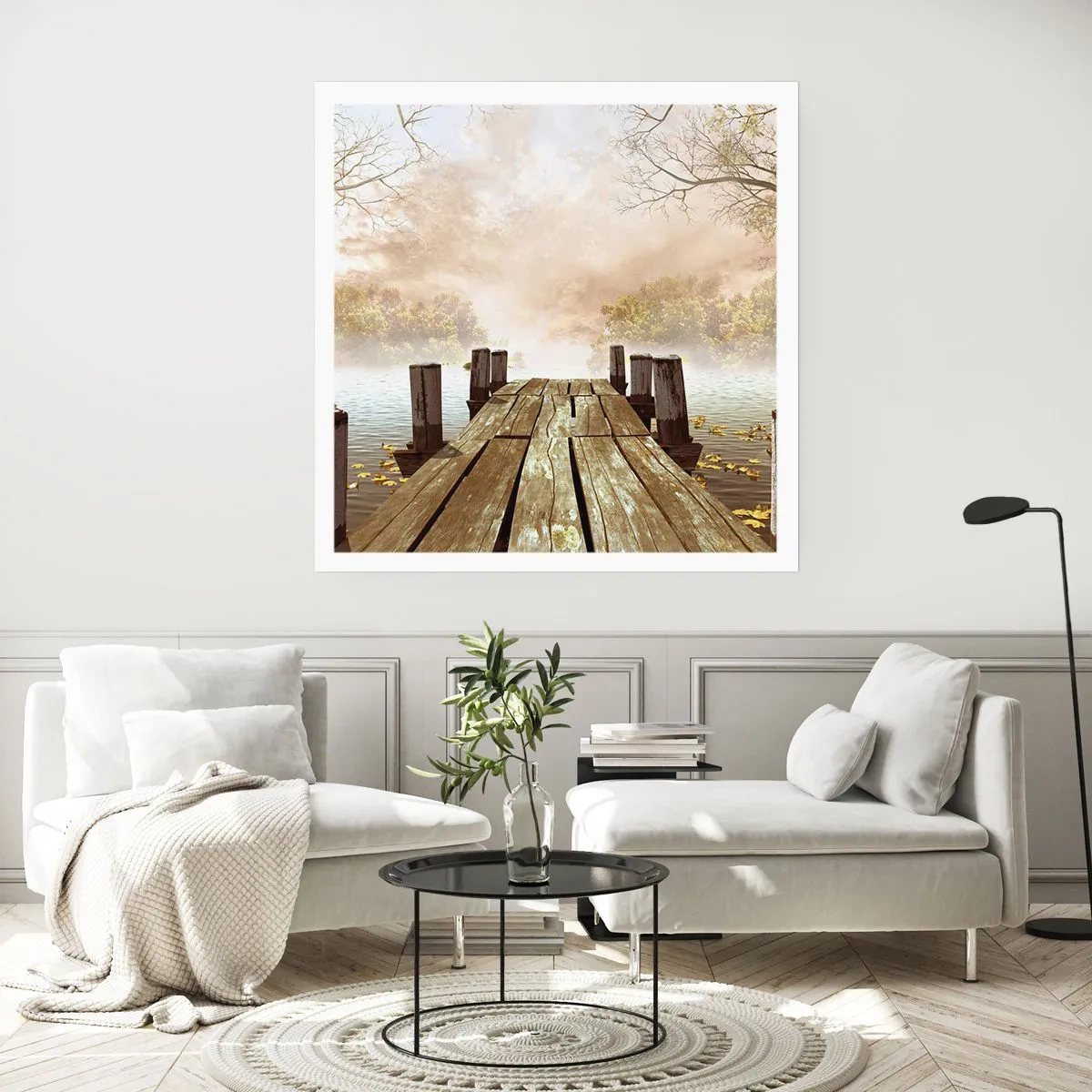 Poster - Gentle Sadness of Autumn - 50x50 cm