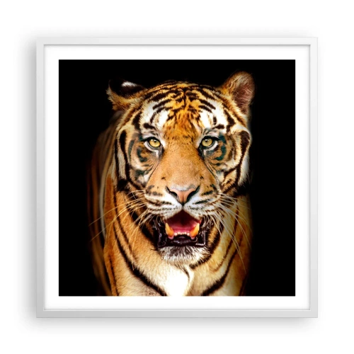 Poster in white frmae - Wild at Heart - 60x60 cm