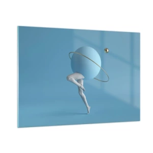 Glass picture - And Planets Are Going Crazy - 100x70 cm