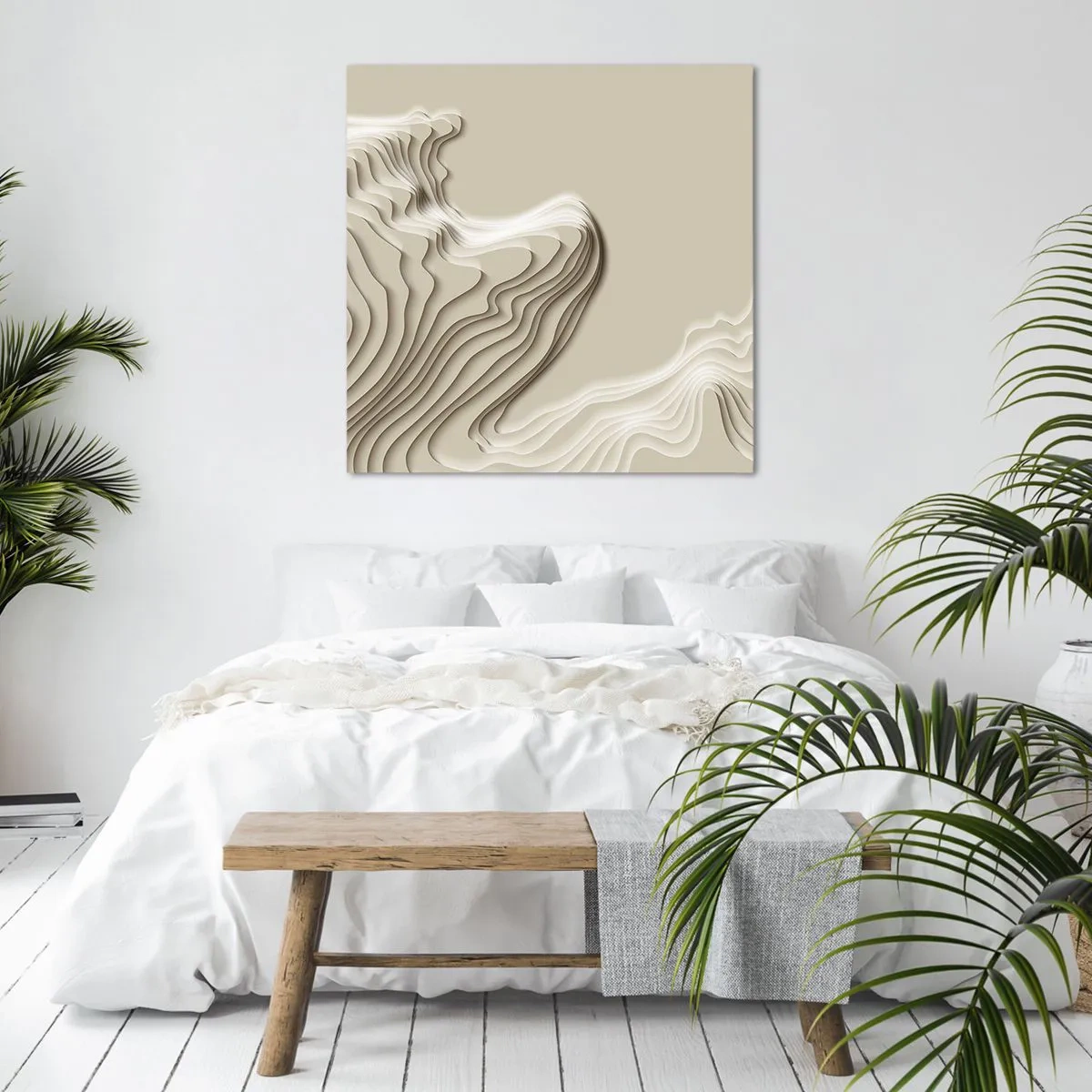 Canvas picture - Topography of Art. - 70x70 cm