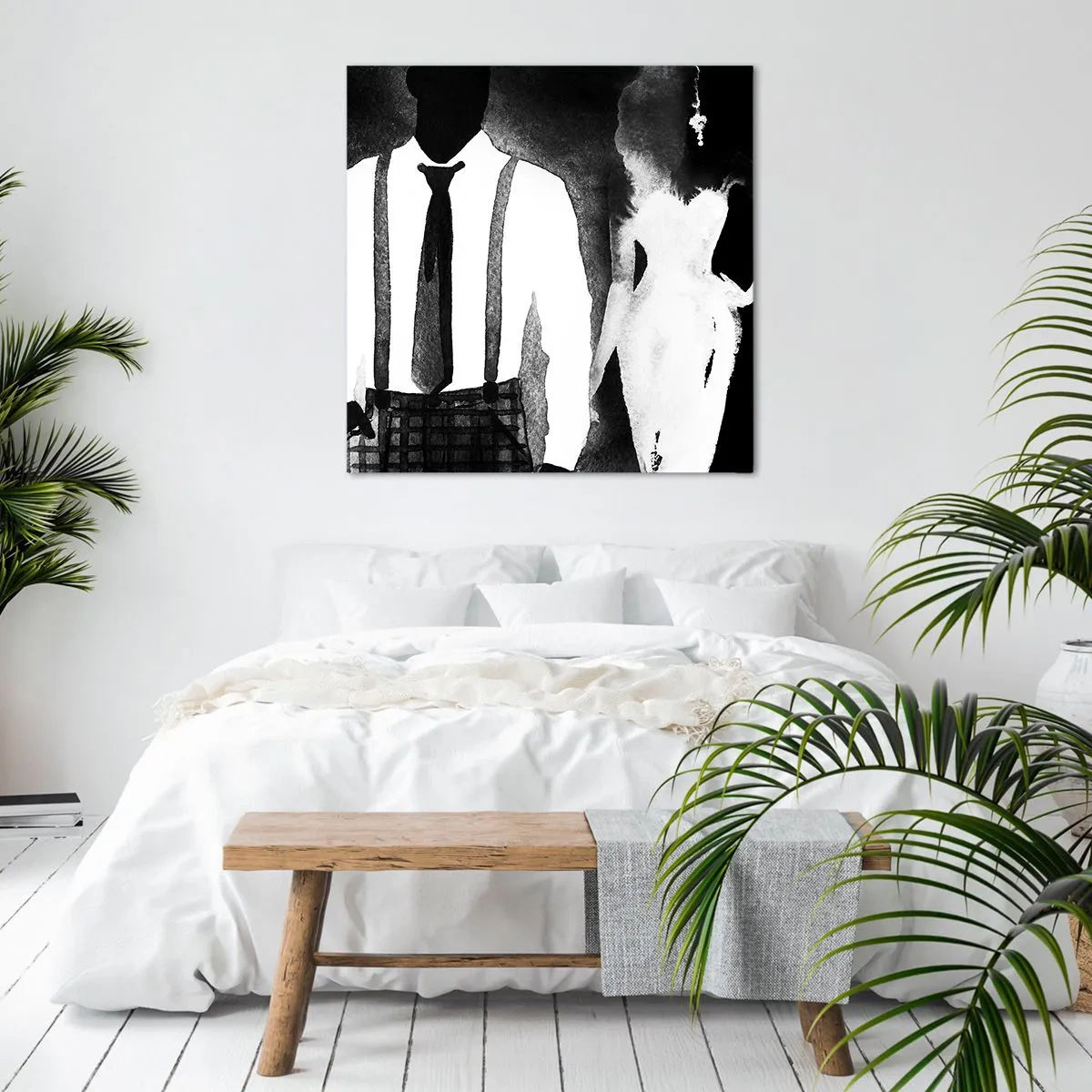 Canvas picture - Noir Atmosphere - 40x40 cm