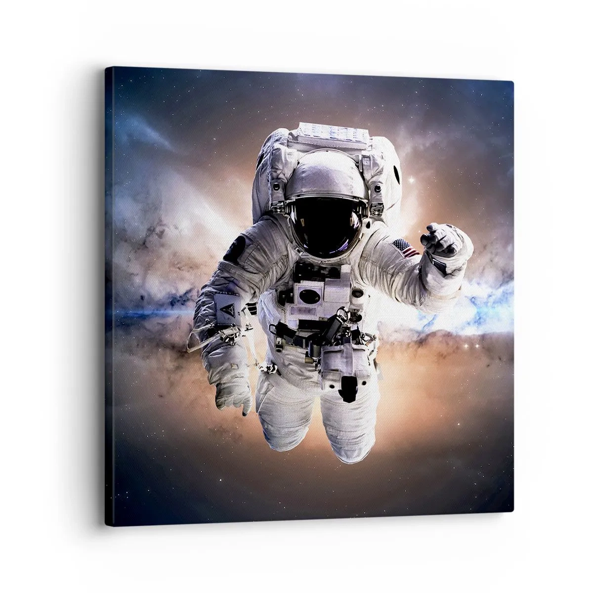 Canvas picture - Greetings from Space - 30x30 cm