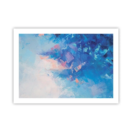 Poster - Winter Abstract - 70x50 cm