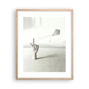 Poster in light oak frame - Test of Strengths - 40x50 cm