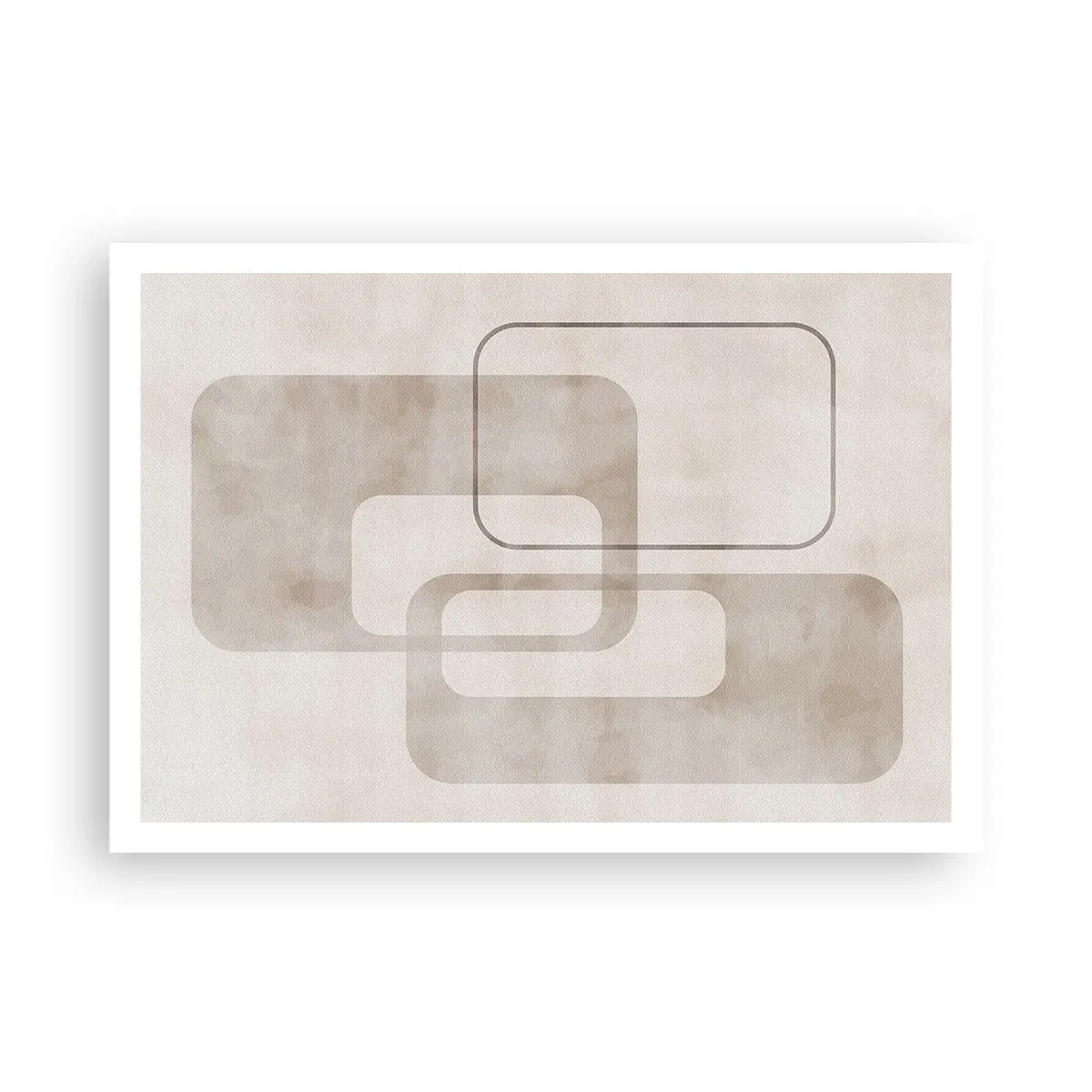 Poster - Geometrical Grout - 100x70 cm