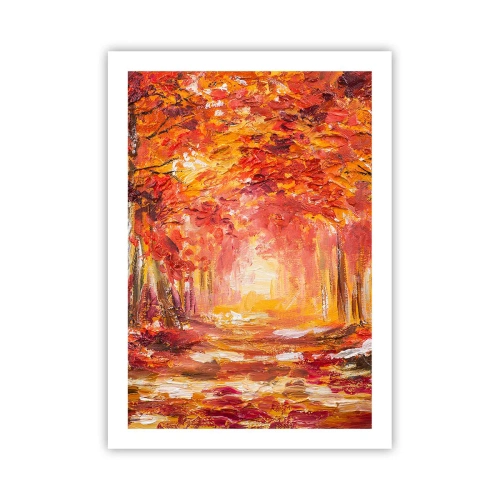 Poster - Copper Forest - 50x70 cm