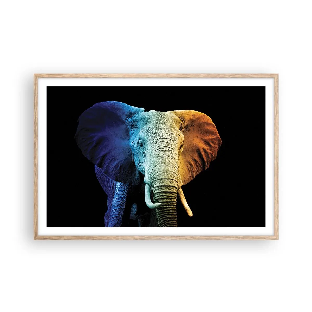 Poster in light oak frame - Eccentric, Not a Weirdo - 91x61 cm
