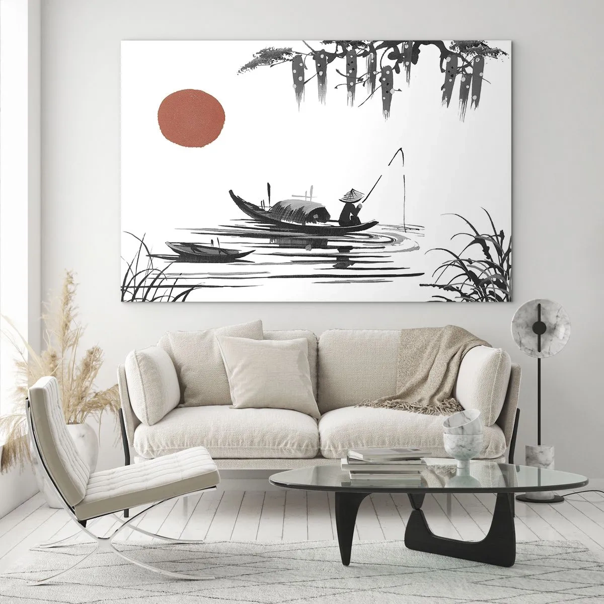 Glass picture - Asian Afternoon - 100x70 cm