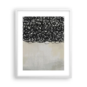 Poster in white frmae - Abstract Squibs - 40x50 cm