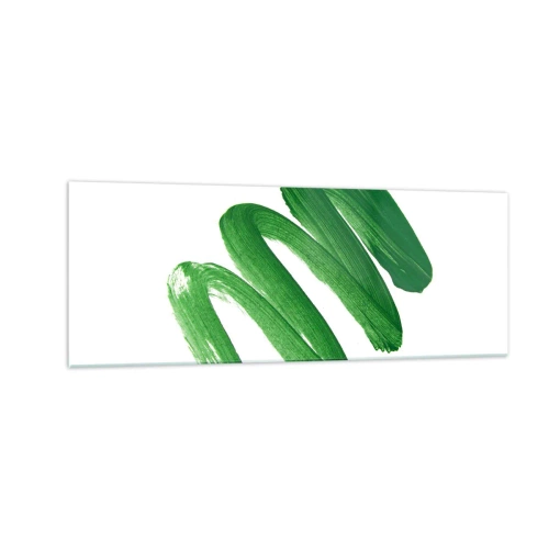 Glass picture - Green Joke - 140x50 cm