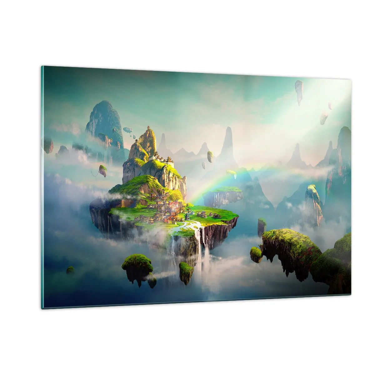 Glass picture - Internal Heaven - Happy Islands - 120x80 cm