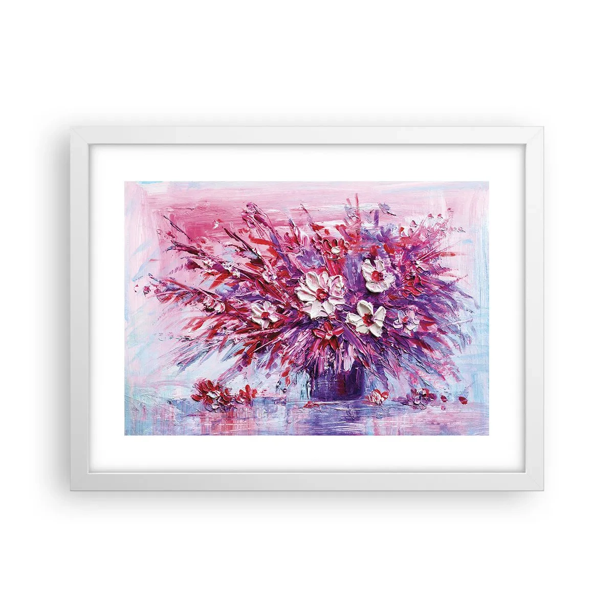 Poster in white frmae - Innocence and Passion - 40x30 cm