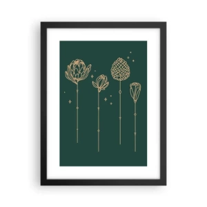 Poster in black frame - The Herb Family - 30x40 cm