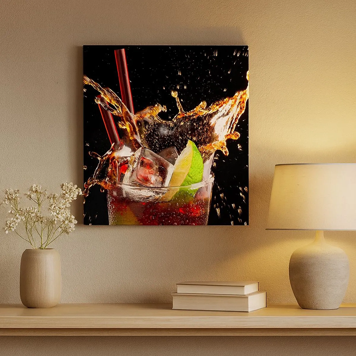 Canvas picture - Joy and Energy of Colours - 30x30 cm