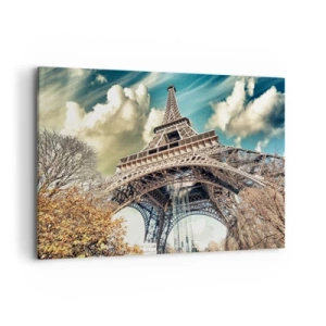 Canvas picture - And in Autumn in Paris… - 100x70 cm