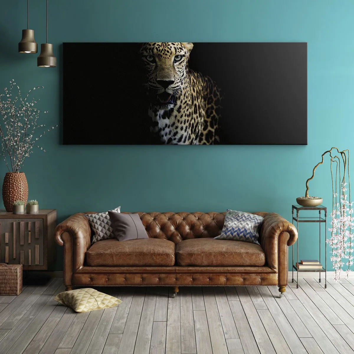 Canvas picture - Dark Beauty - 90x30 cm