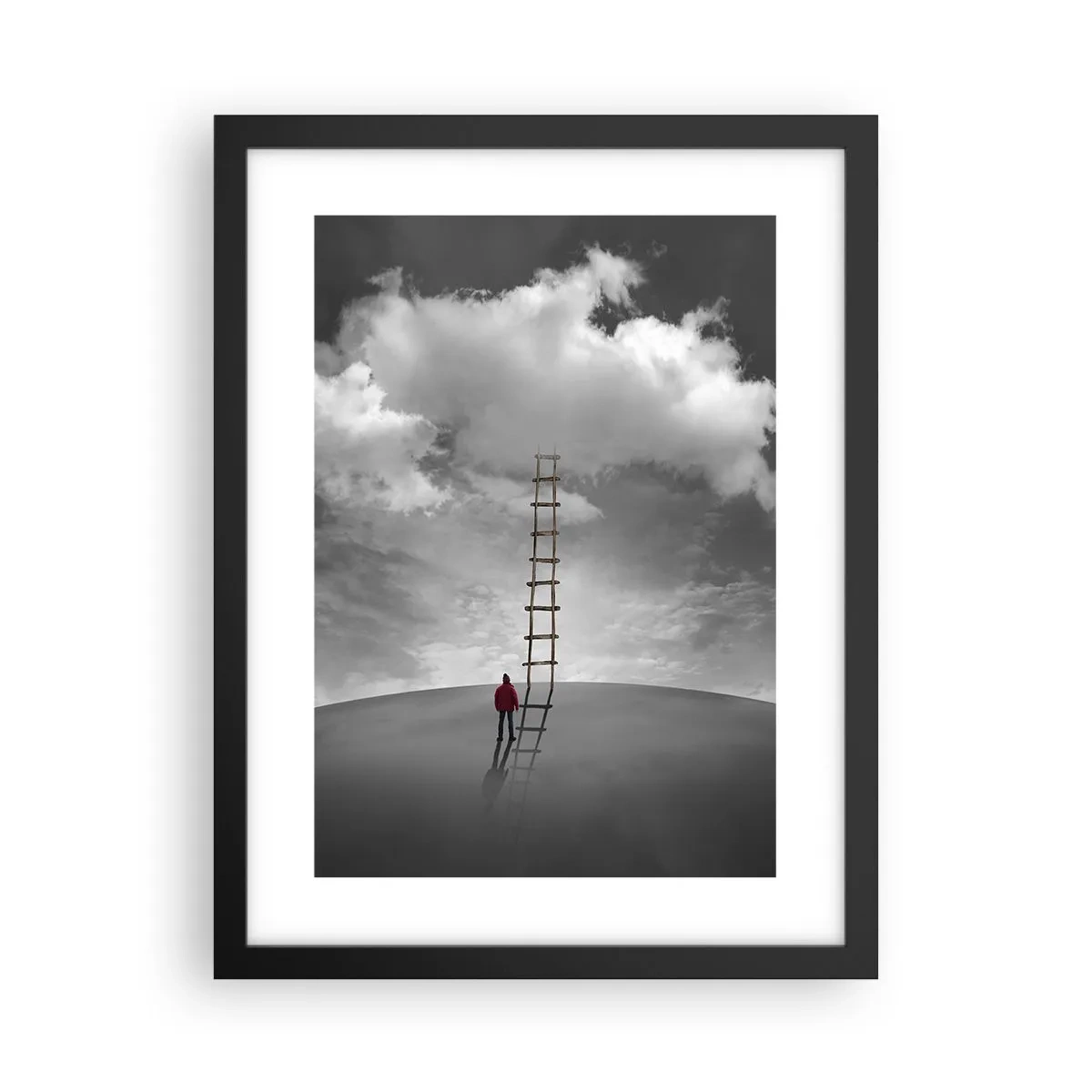 Poster in black frame - Everything Is Poissible - 30x40 cm